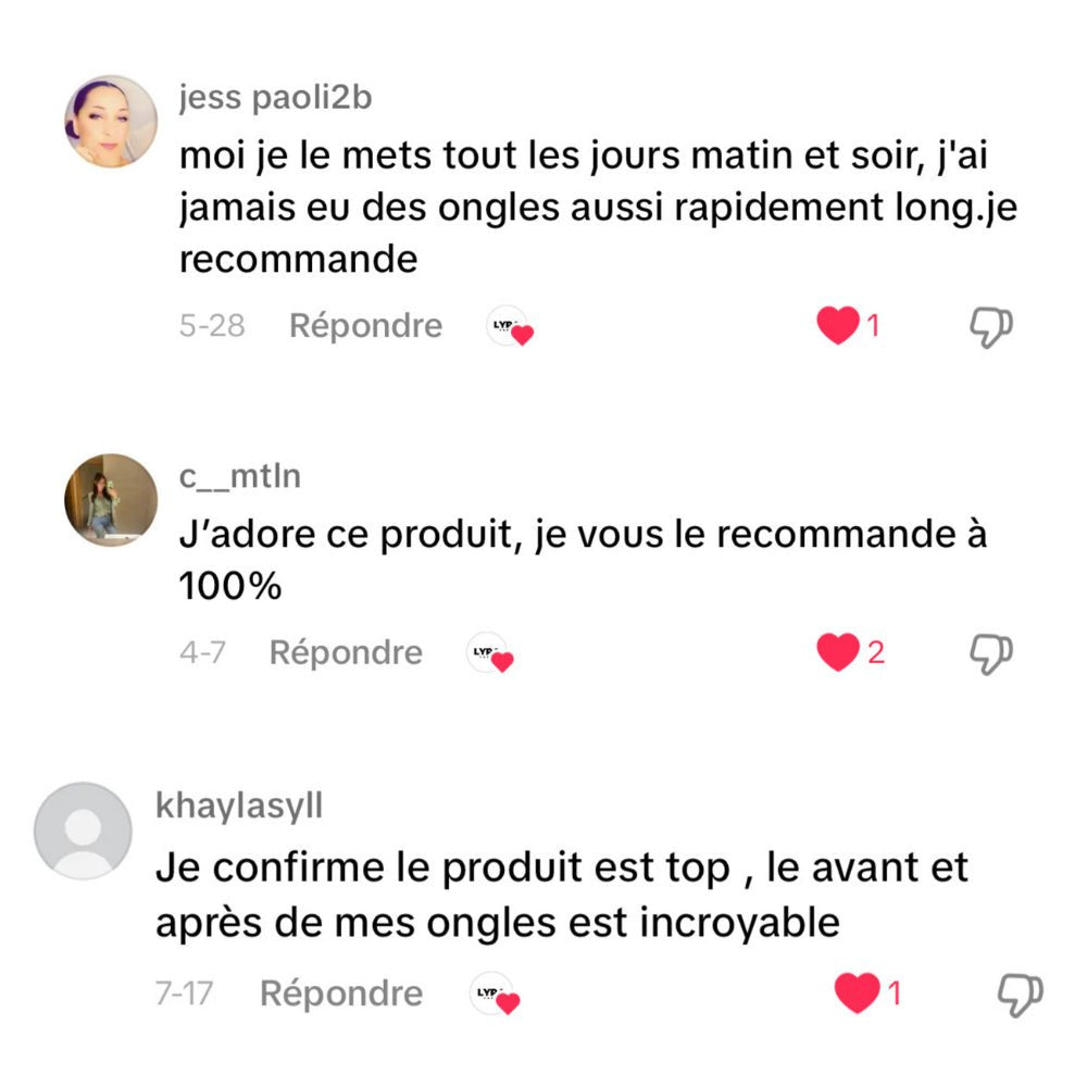 Sérum Réparateur et de Croissance des Ongles (1 Acheté = 1 OFFERT)